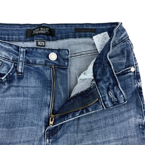 Judy Blue Jeans Women's Size 9/29 Flare Fit Mid Rise Stretch Denim JB82288-JS MD - Picture 14 of 16